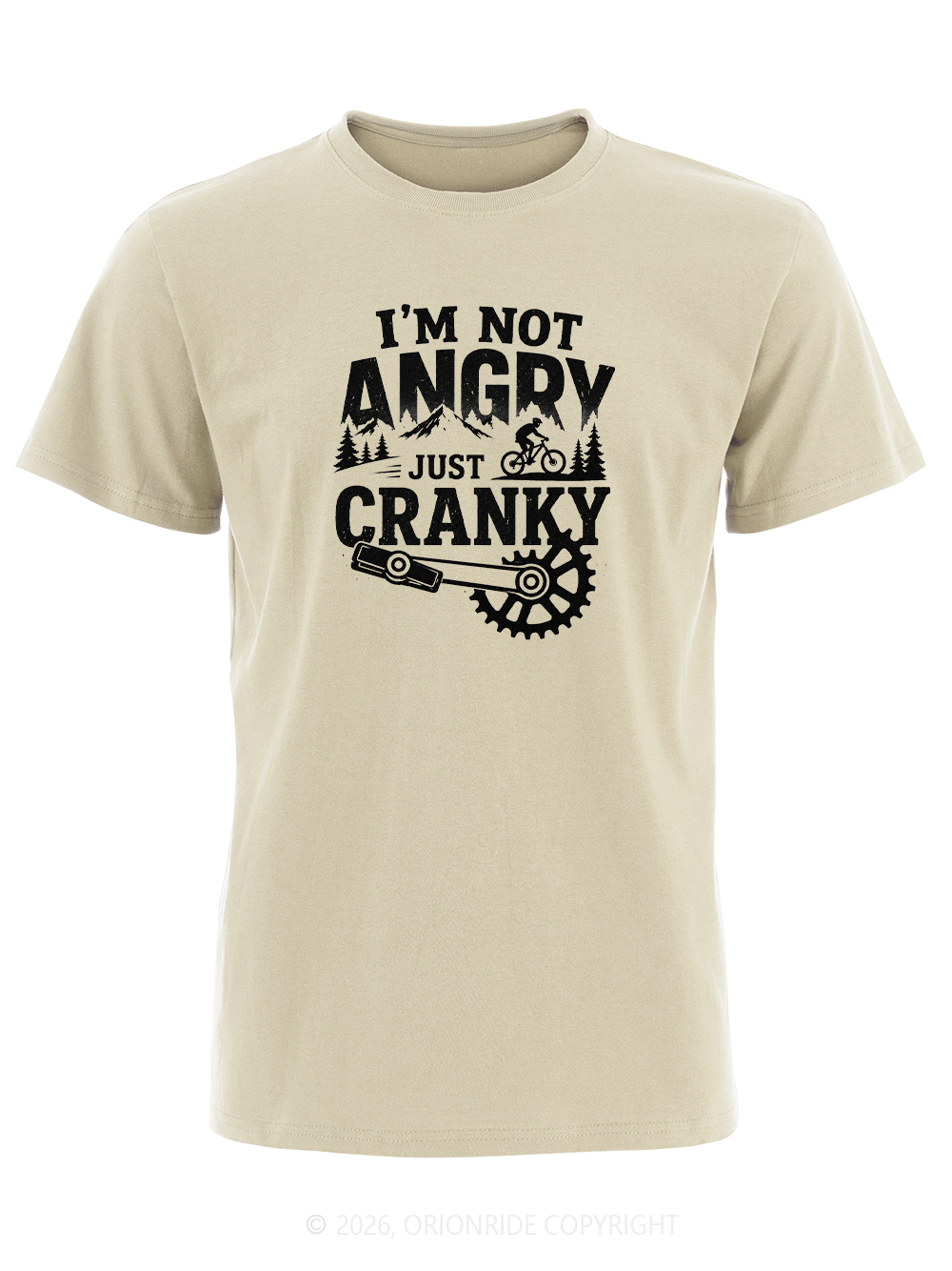 Orionride I'm Not Angry Short Sleeves Bike T-Shirt