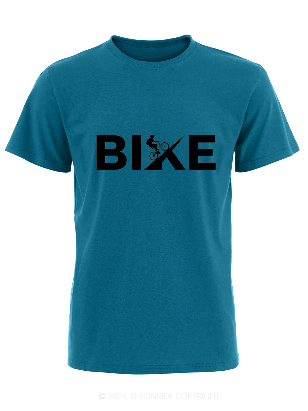 Orionride Letter Combinations Short Sleeves Bike T-Shirt
