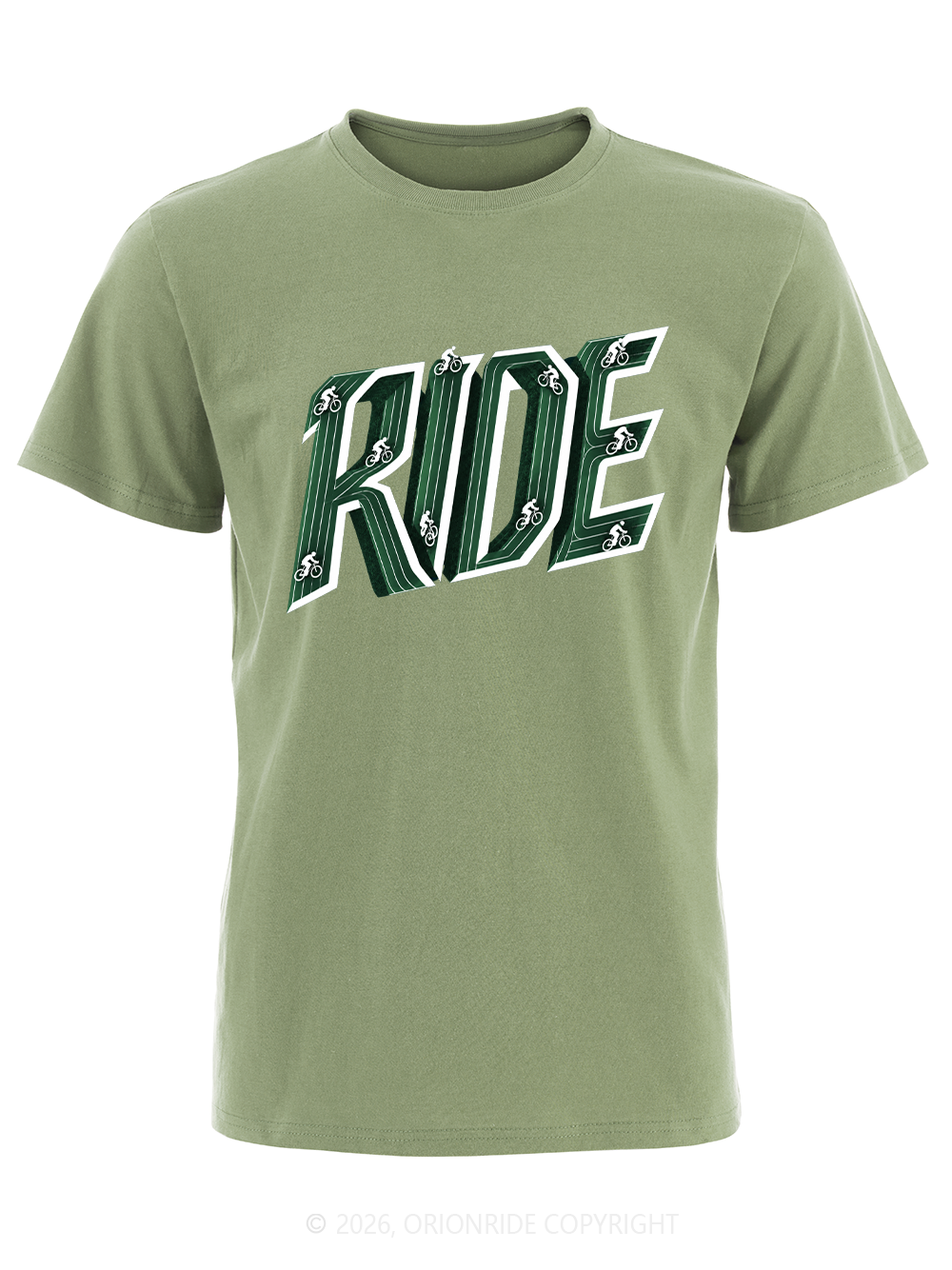 Orionride Typography Cycling Short Sleeves Bike T-Shirt