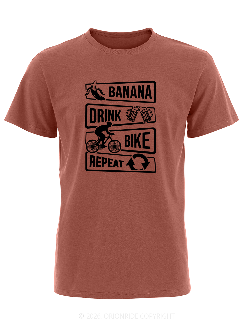 Orionride Things To Do In A Day Short Sleeves Bike T-Shirt