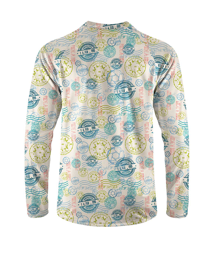 Orionride Color Stamp Long Sleeve Downhill Jersey