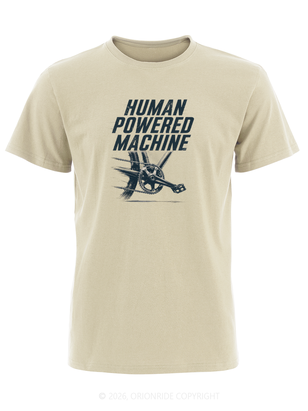 Orionride Human-Powered Machine Short Sleeves Bike T-Shirt
