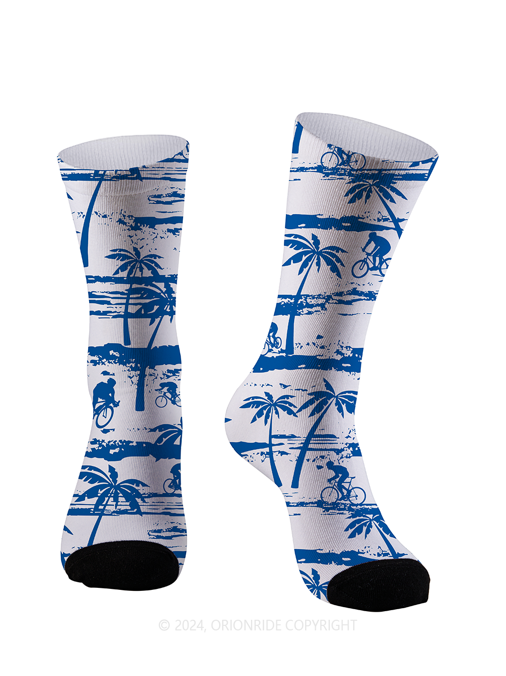 Orionride Palm Trees Cycling Socks