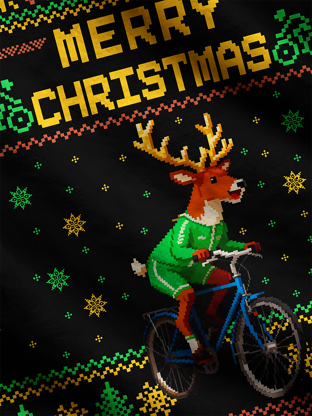 Orionride Reindeer On A Ride Men's Sweaters
