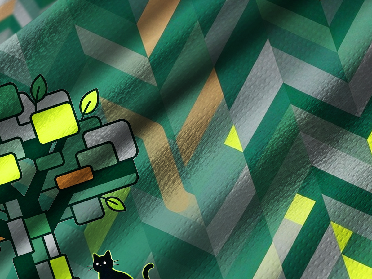 Orionride Pixel Roots Long Sleeve Downhill Jersey
