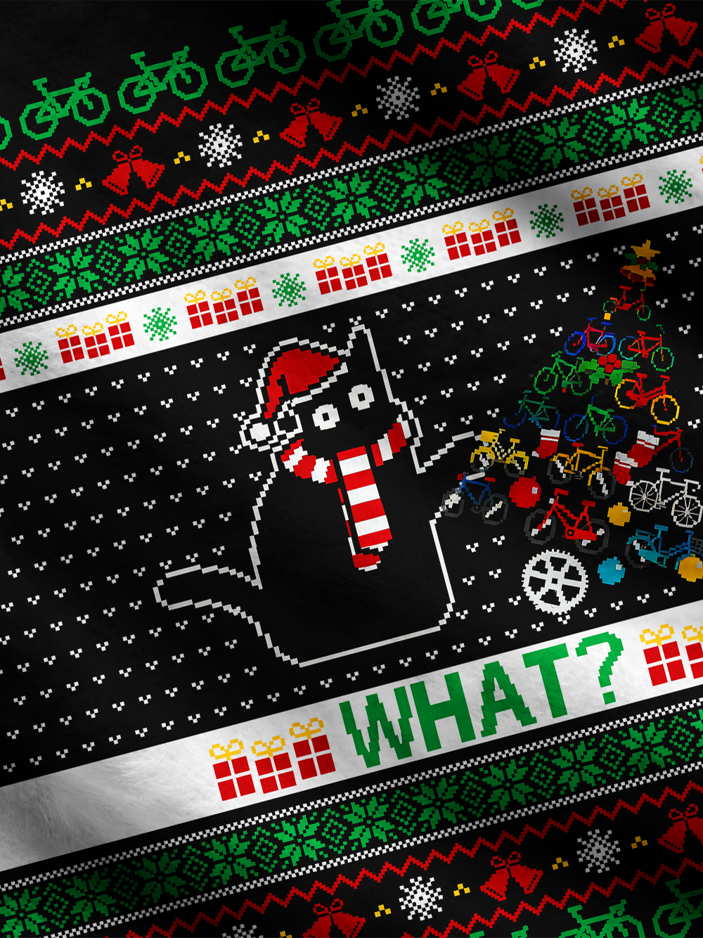 Orionride Christmas Cat Men's Sweaters