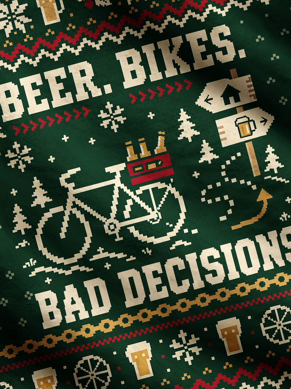 Orionride Beer Bike Men's Sweaters
