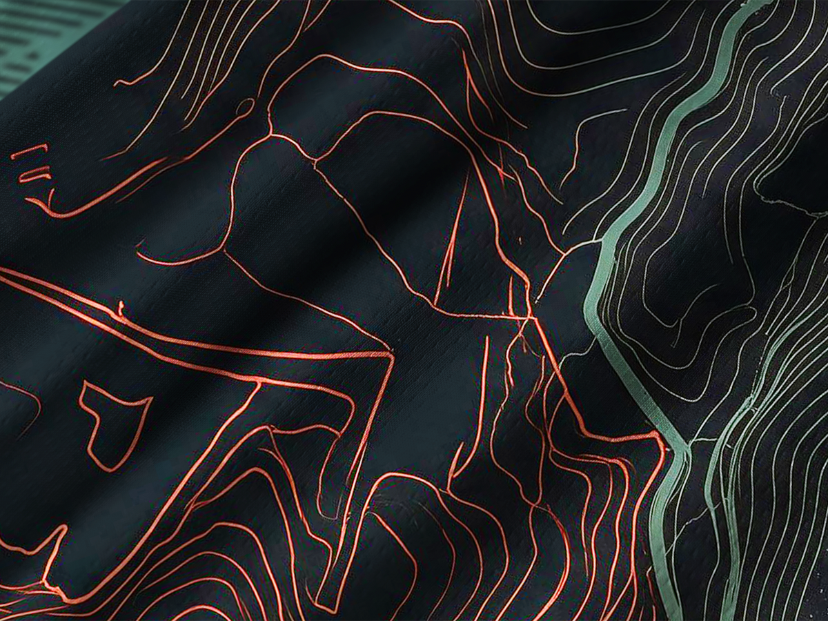 Orionride Thermal Cartography Long Sleeve Downhill Jersey
