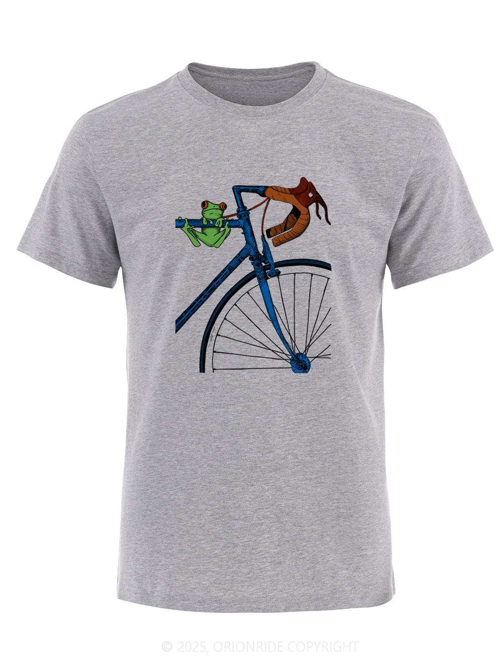 Orionride Frog On The Frame Short Sleeves Bike T-Shirt