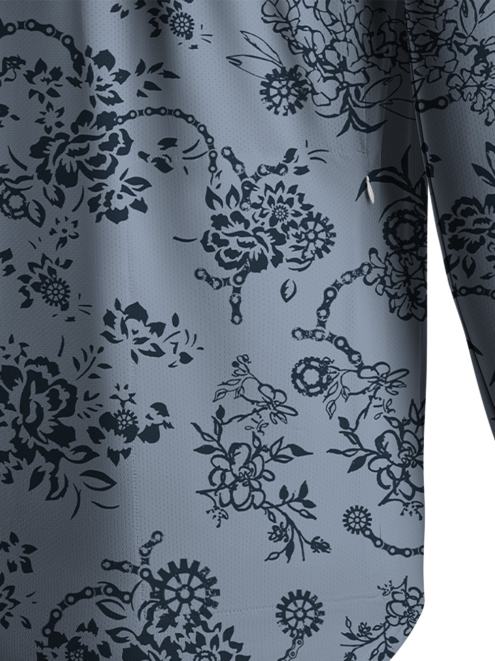 Orionride Mechanical Chain Flower Men's Stretchy Breathable Long Sleeve Gravel Shirt