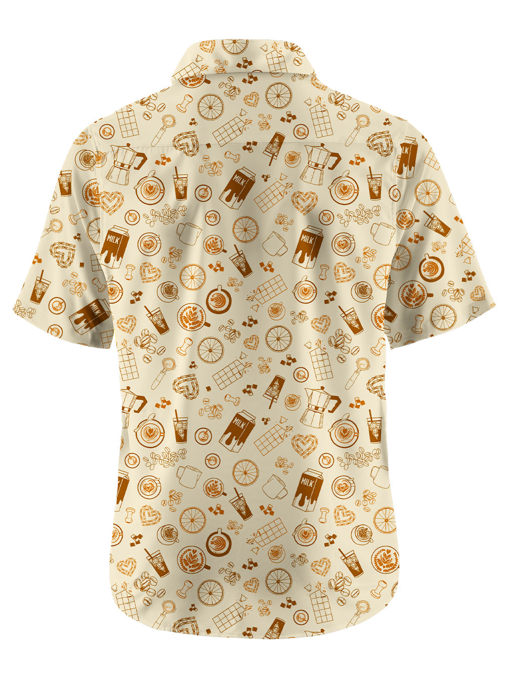 Orionride Happy Drinks Zipper Pockets Ultra Lightweight Short Sleeves Gravel Shirt