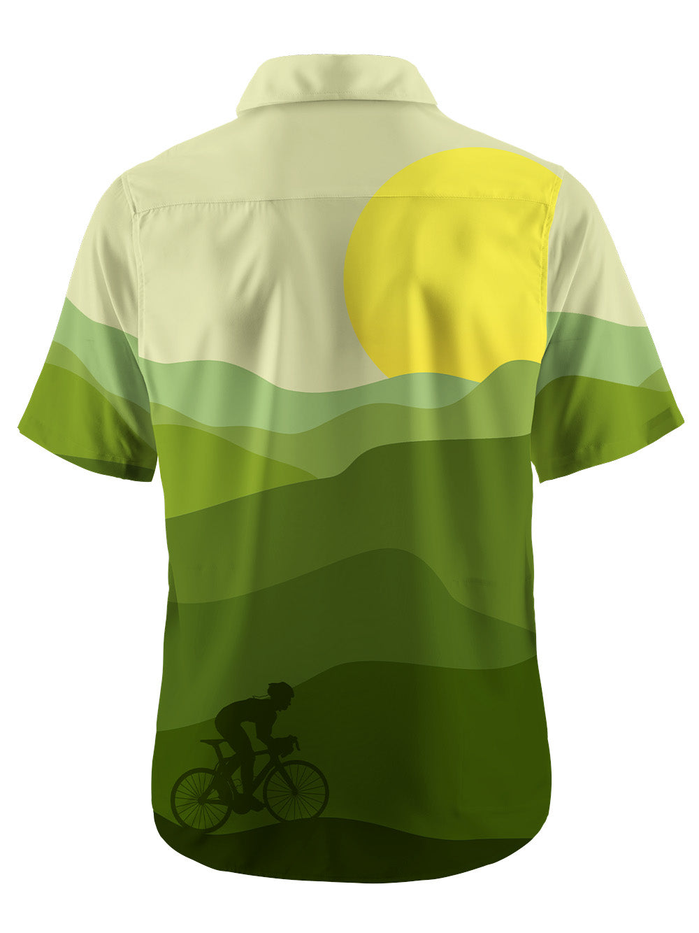 Orionride Lonely Journey Zipper Pockets Ultra Lightweight Short Sleeves Gravel Shirt