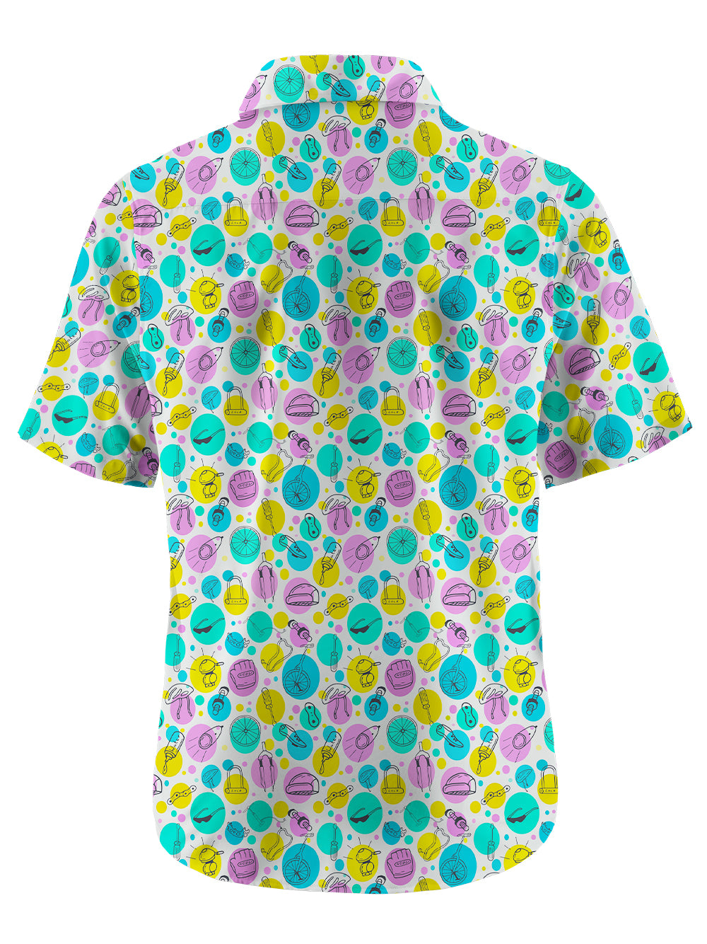 Orionride Colorful Equipment Zipper Pockets Ultra Lightweight Short Sleeves Gravel Shirt