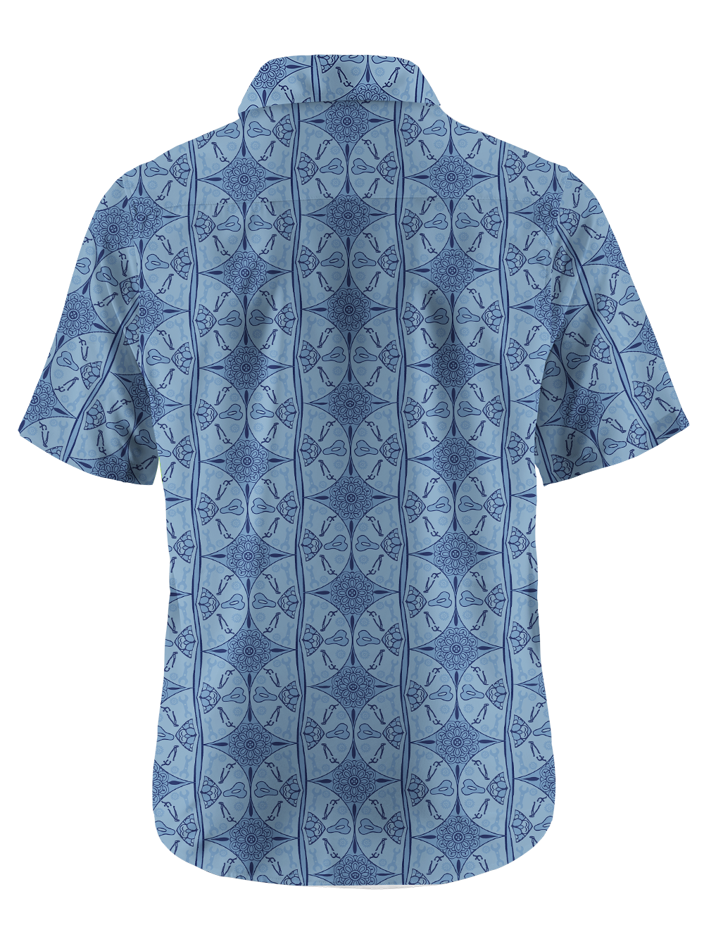 Orionride Attractive Flowers Zipper Pockets Ultra Lightweight Short Sleeves Gravel Shirt
