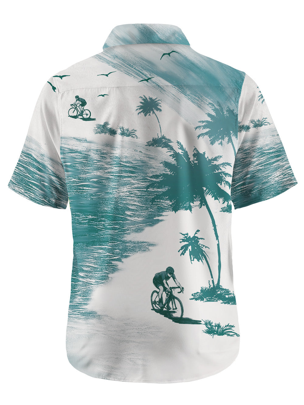 Orionride Island Of Adventure Zipper Pockets Ultra Lightweight Short Sleeves Gravel Shirt