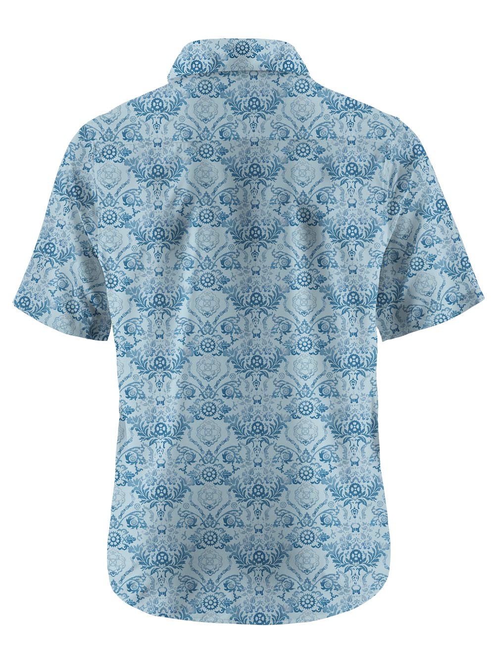 Orionride Chain Gear Flower Zipper Pockets Ultra Lightweight Short Sleeves Gravel Shirt