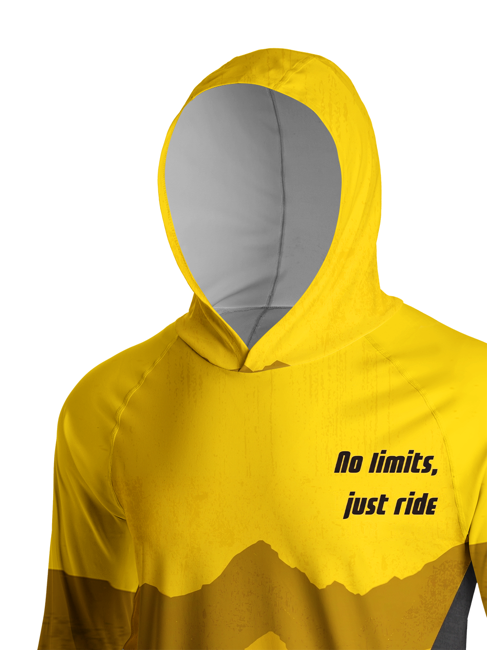 Orionride No Limits Just Ride Long Sleeve Cycling Hoodie Shirt