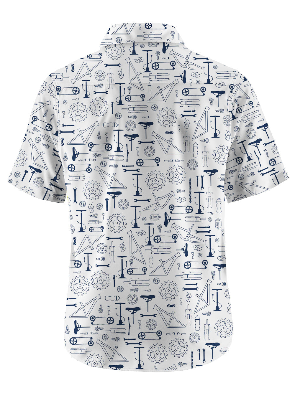 Orionride Line Drawing Parts Ultra Lightweight Short Sleeves Hawaiian shirt
