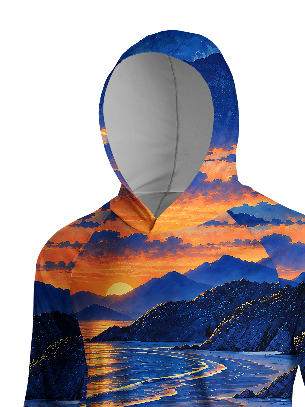 Orionride Shoreline Long Sleeve Cycling Hoodie Shirt