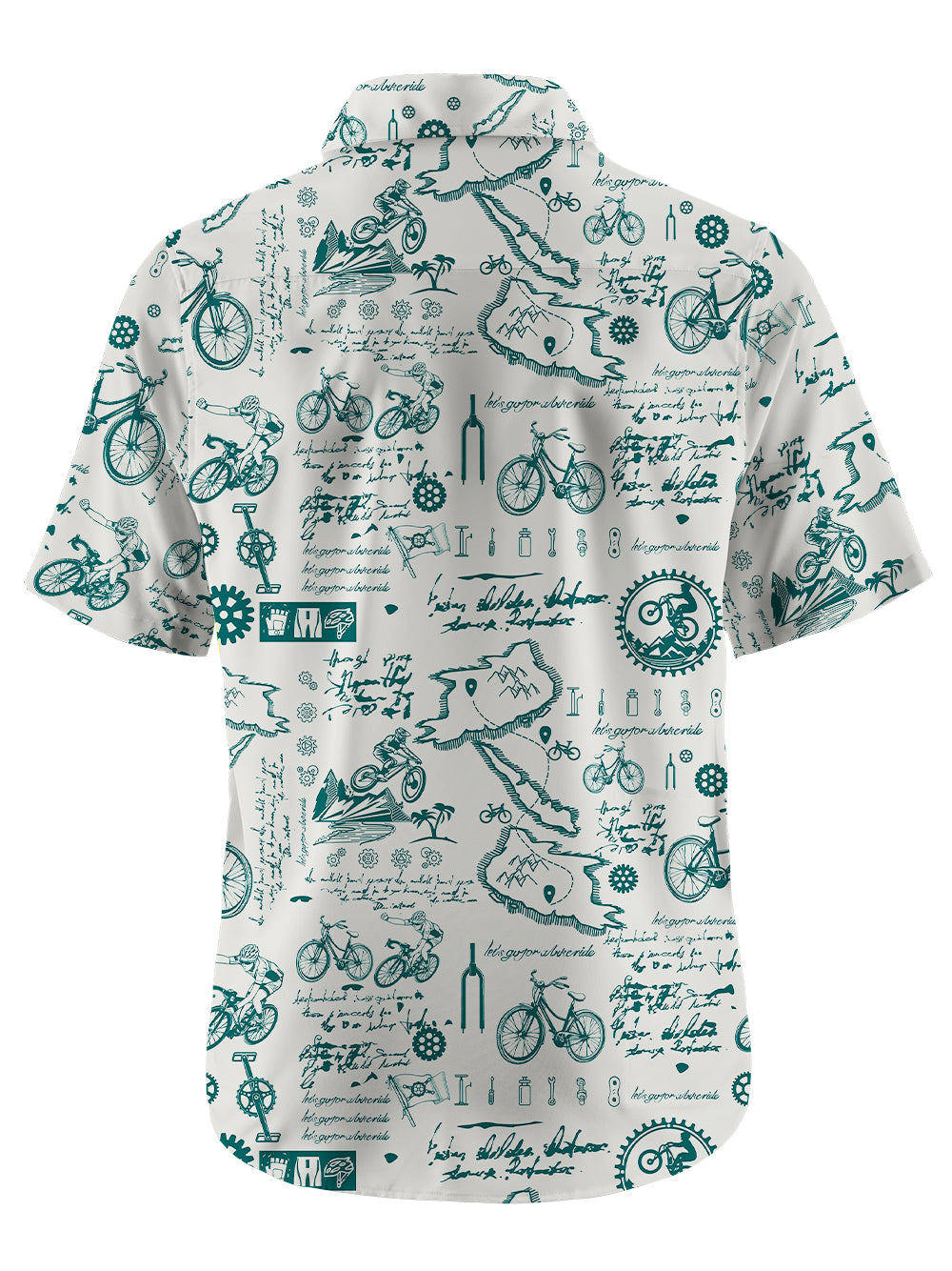 Orionride Cycling Diary Zipper Pockets Ultra Lightweight Short Sleeves Gravel Shirt