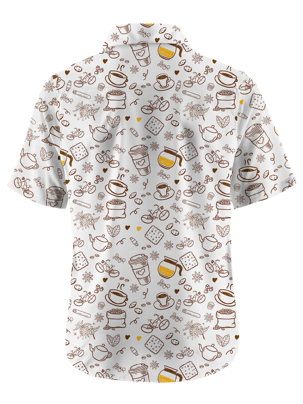 Orionride Cafe Charm Zipper Pockets Ultra Lightweight Short Sleeves Gravel Shirt