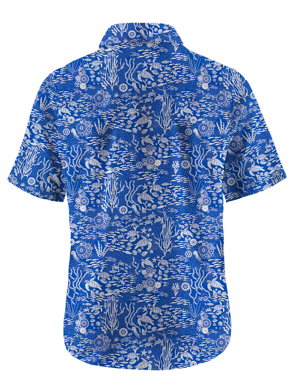 Orionride Undersea Paradise Zipper Pockets Ultra Lightweight Short Sleeves Gravel Shirt