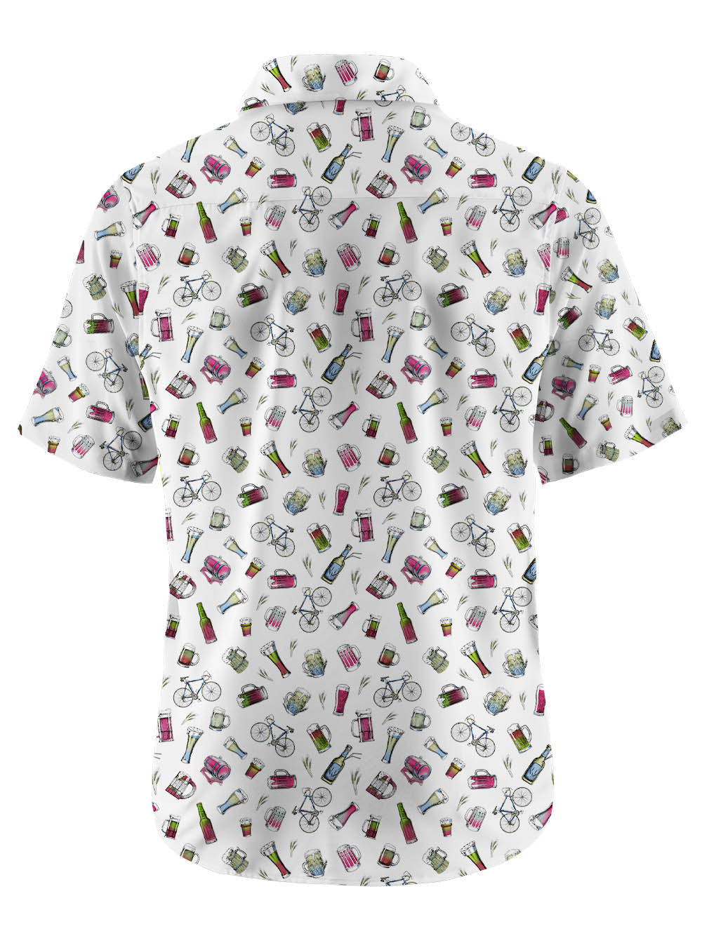 Orionride A Day Of Drinking Zipper Pockets Ultra Lightweight Short Sleeves Gravel Shirt
