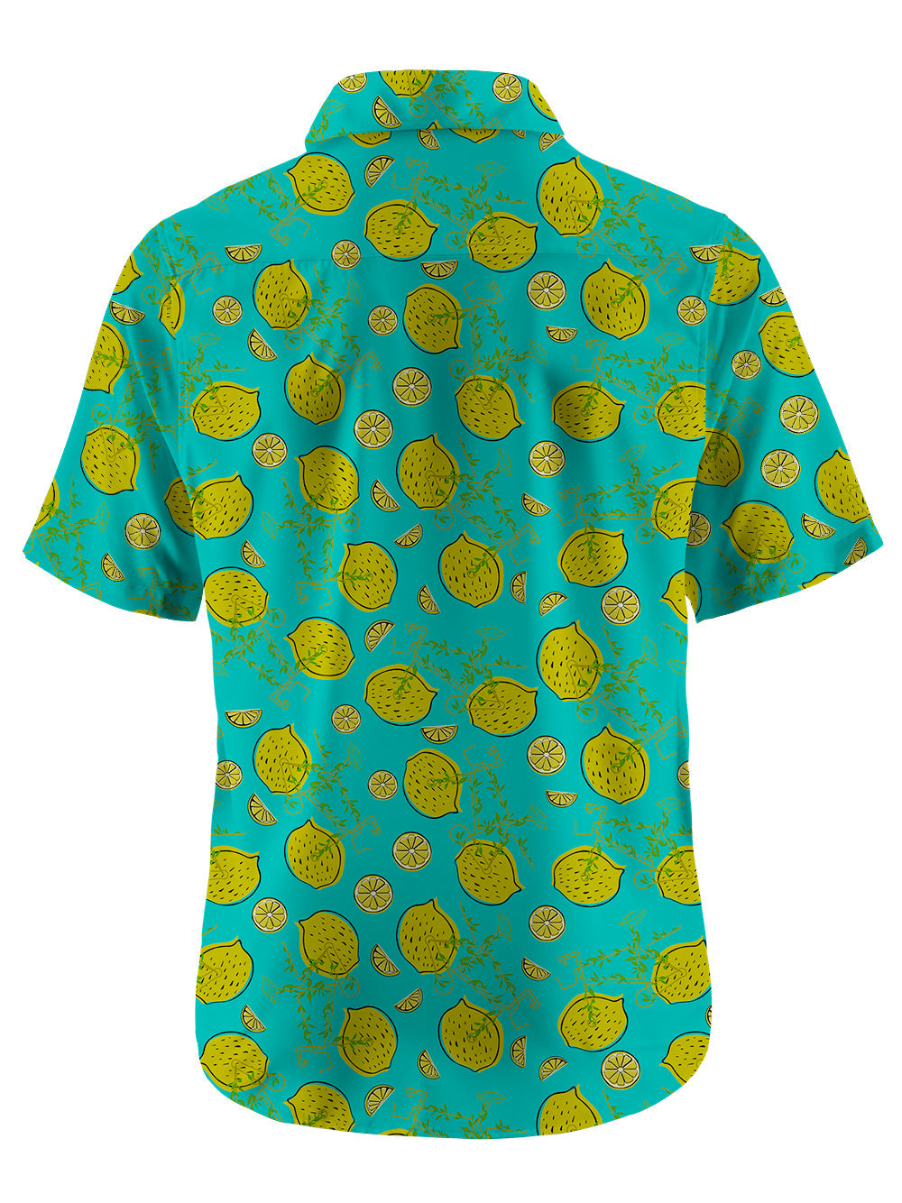 Orionride Lemon Bike Ultra Lightweight Short Sleeves Hawaiian shirt