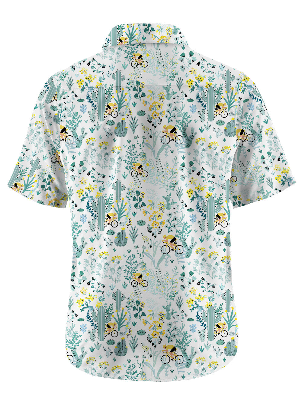 Orionride Botanical Gardens Zipper Pockets Ultra Lightweight Short Sleeves Gravel Shirt