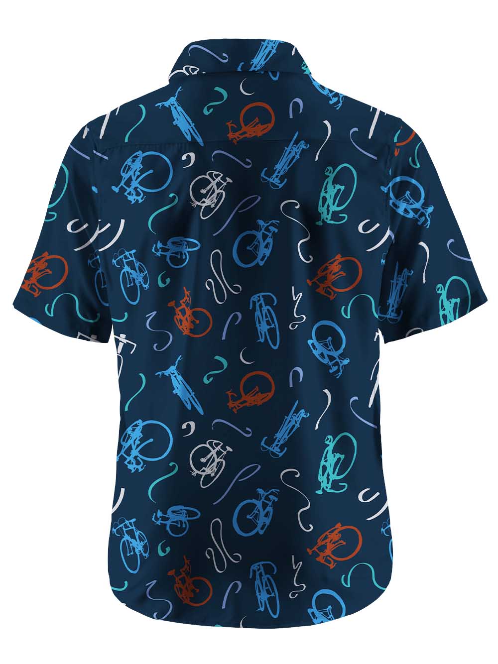 Orionride Graffiti Bicycle Zipper Pockets Ultra Lightweight Short Sleeves Gravel Shirt