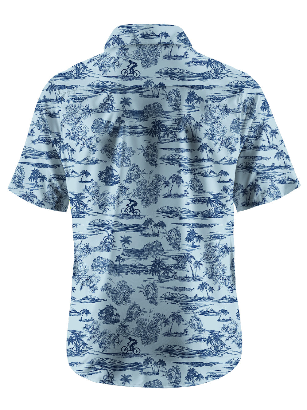Orionride Mysterious Island Zipper Pockets Ultra Lightweight Short Sleeves Gravel Shirt