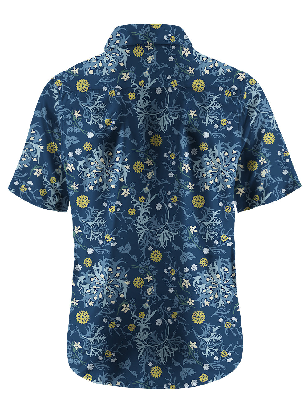 Orionride Leafy Gears Zipper Pockets Ultra Lightweight Short Sleeves Gravel Shirt