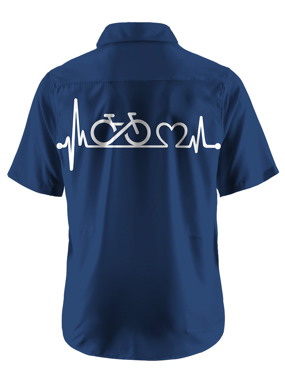 Orionride Bike Heartbeat Ultra Lightweight Short Sleeves Hawaiian shirt