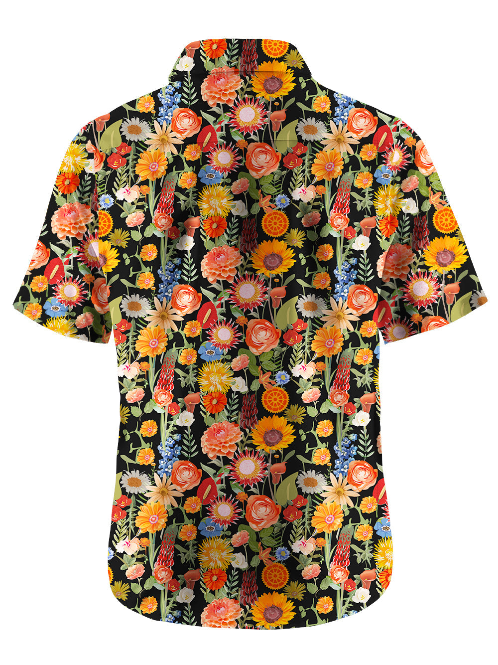 Orionride Dance Of Flowers Ultra Lightweight Short Sleeves Hawaiian shirt