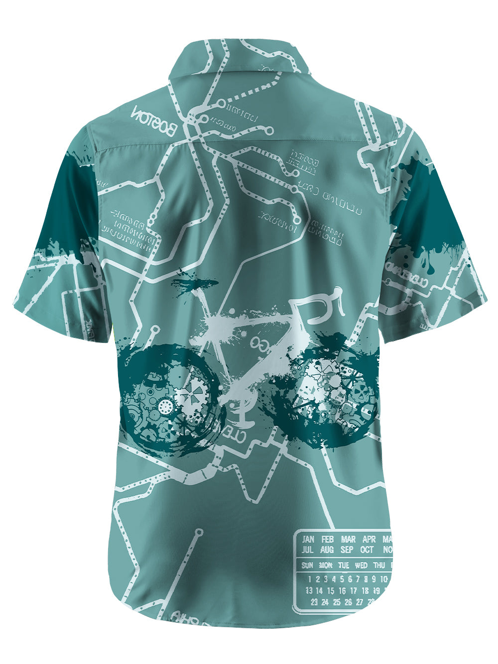 Orionride Green Trail Zipper Pockets Ultra Lightweight Short Sleeves Gravel Shirt