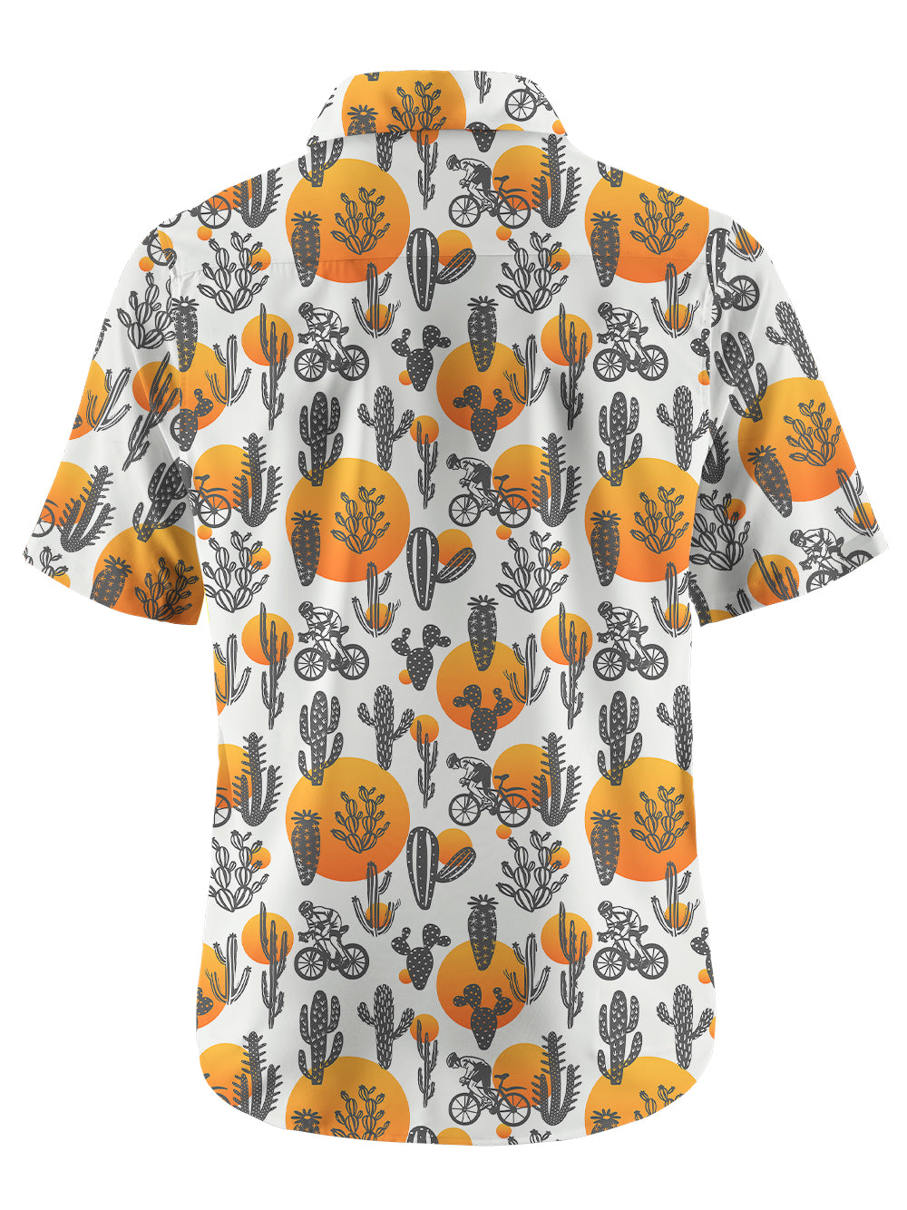 Orionride Cactus Ride Zipper Pockets Ultra Lightweight Short Sleeves Gravel Shirt