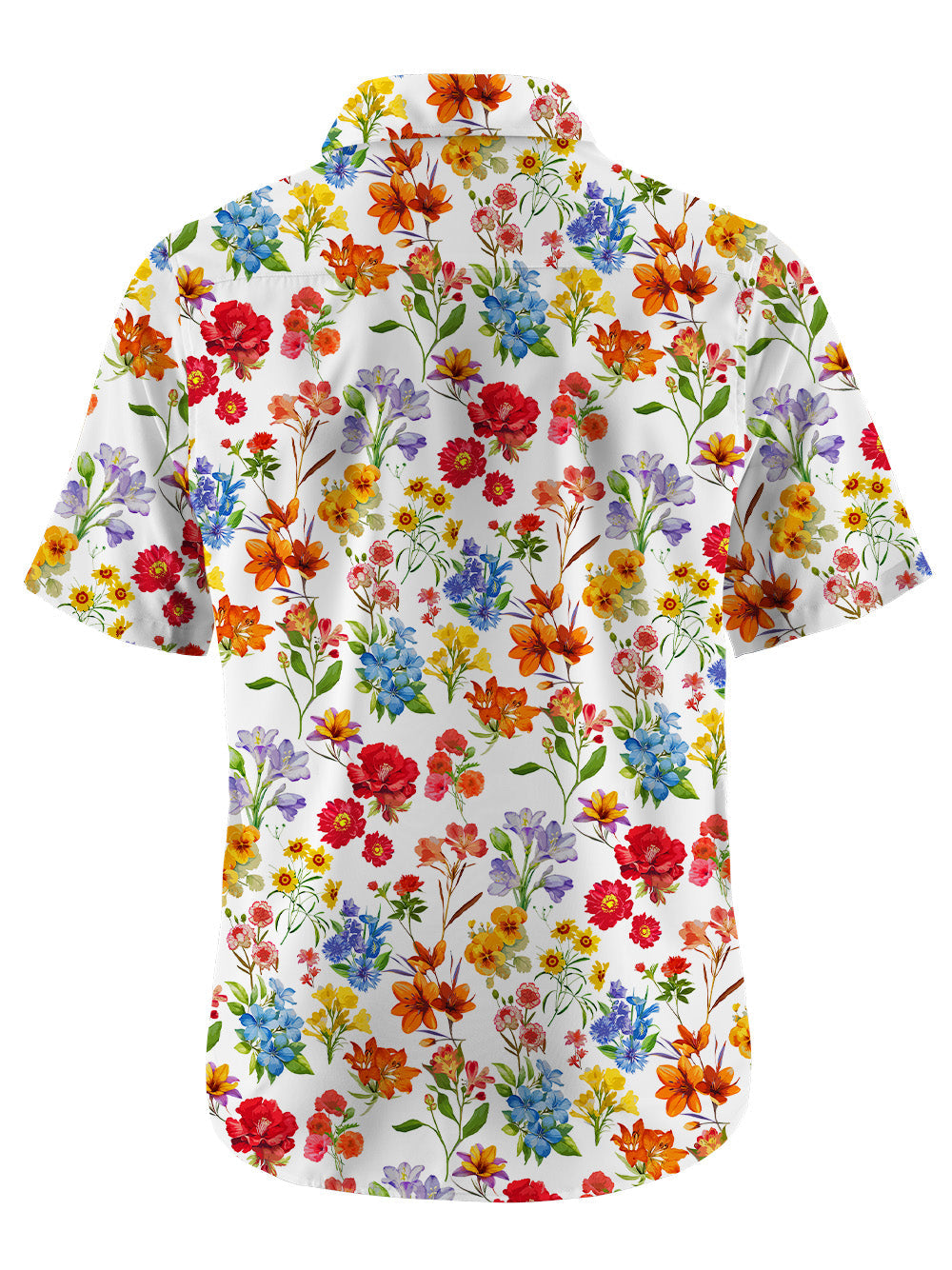 Orionride Sunshine Floral Ultra Lightweight Short Sleeves Hawaiian shirt