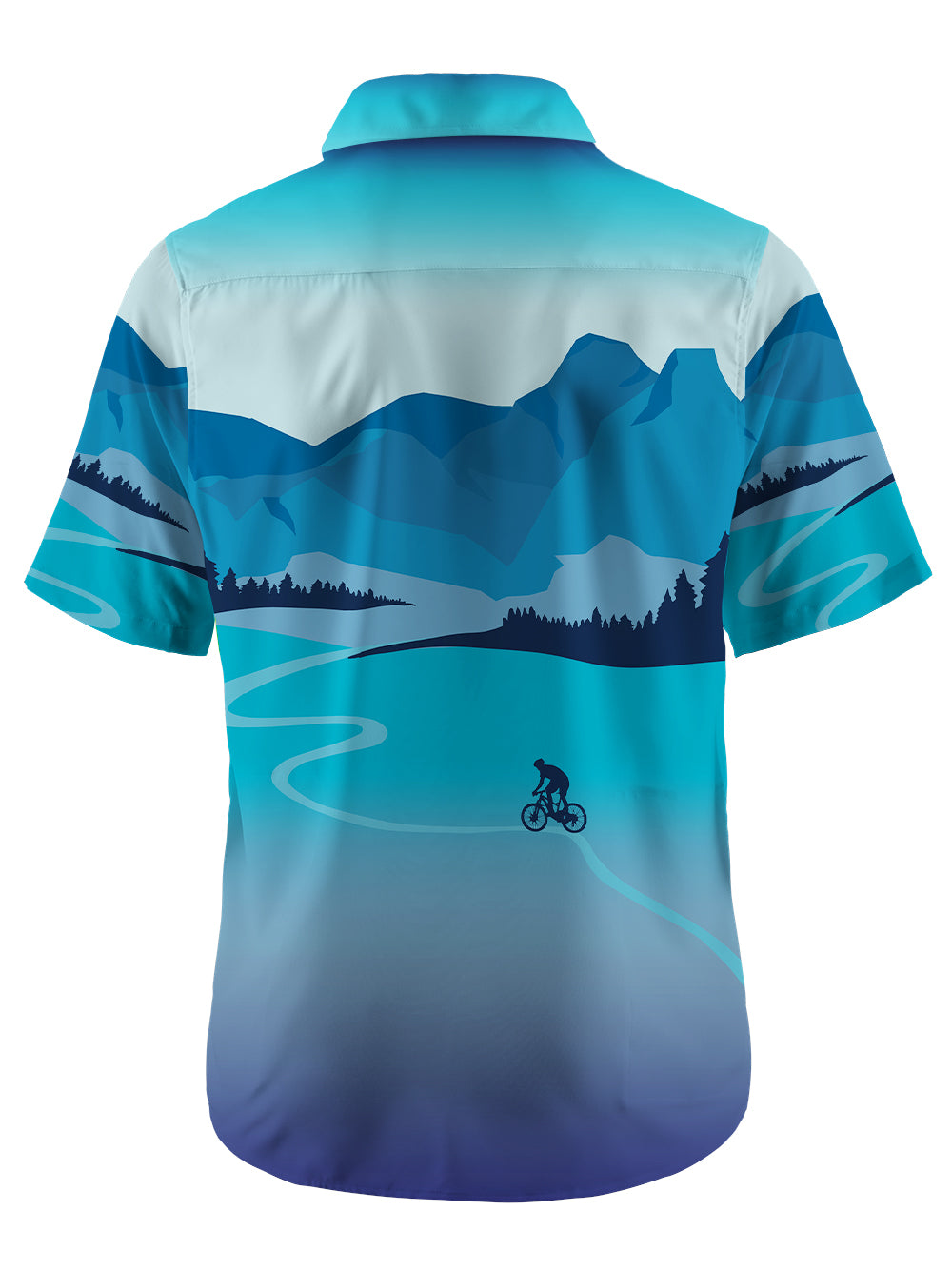Orionride Mountain Biking Zipper Pockets Ultra Lightweight Short Sleeves Gravel Shirt