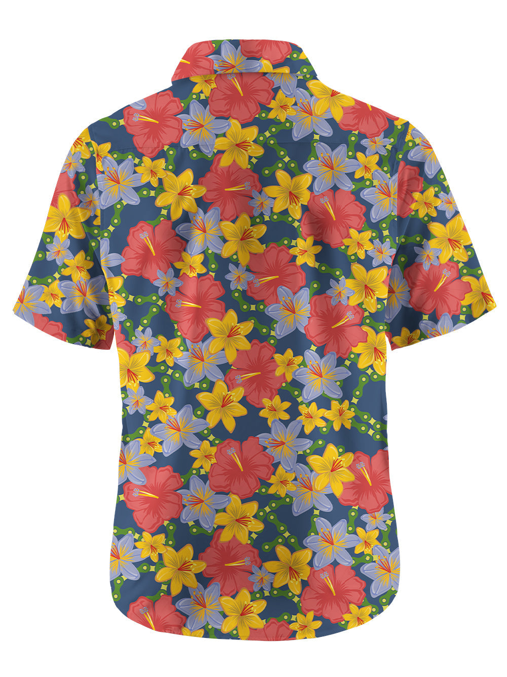 Orionride Hibiscus Chain Ultra Lightweight Short Sleeves Hawaiian shirt