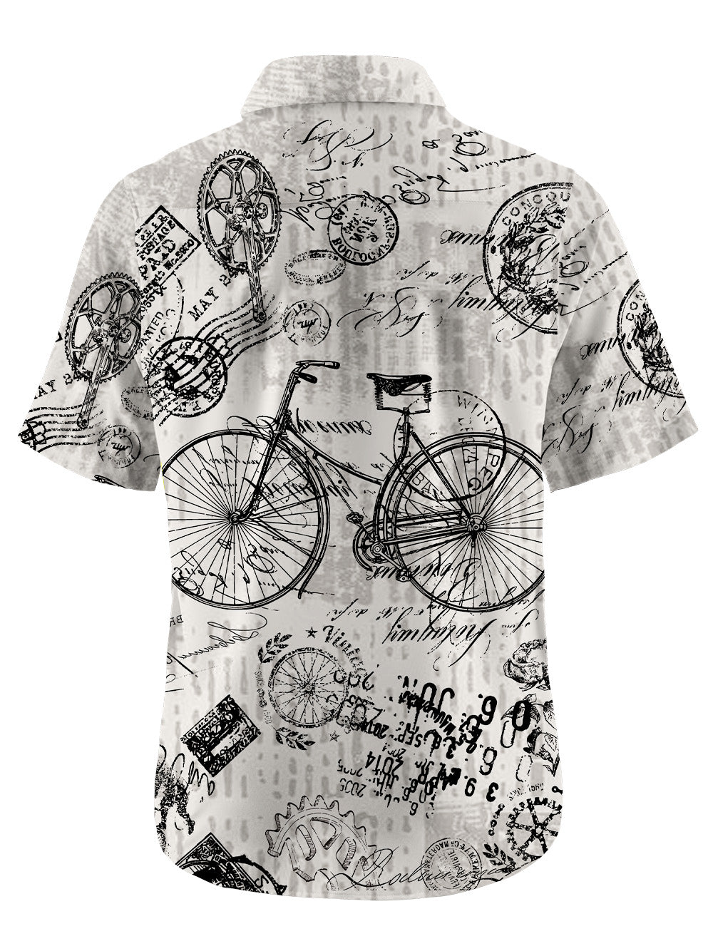 Orionride Nostalgic Bicycle Zipper Pockets Ultra Lightweight Short Sleeves Gravel Shirt