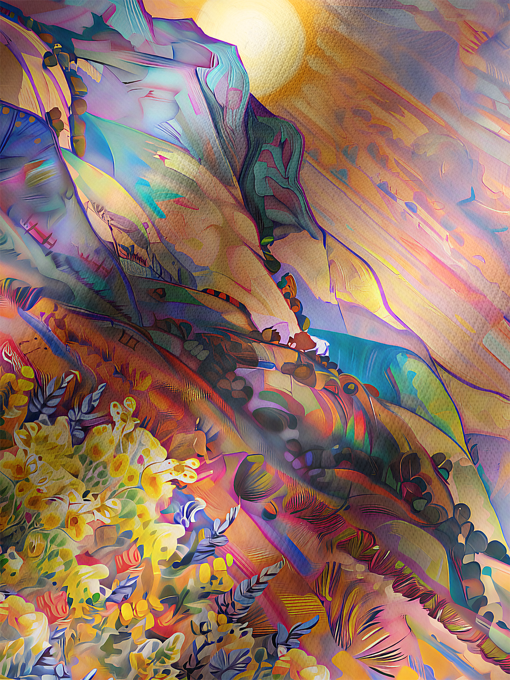 Orionride Sunset Pulse Women's Long Sleeve Cycling Hoodie Shirt