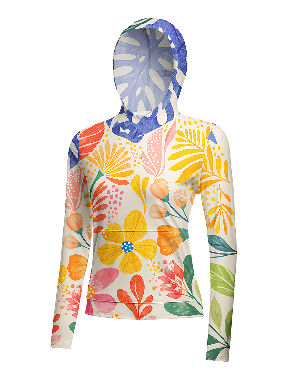 Orionride Sweet Garden Women's Long Sleeve Cycling Hoodie Shirt