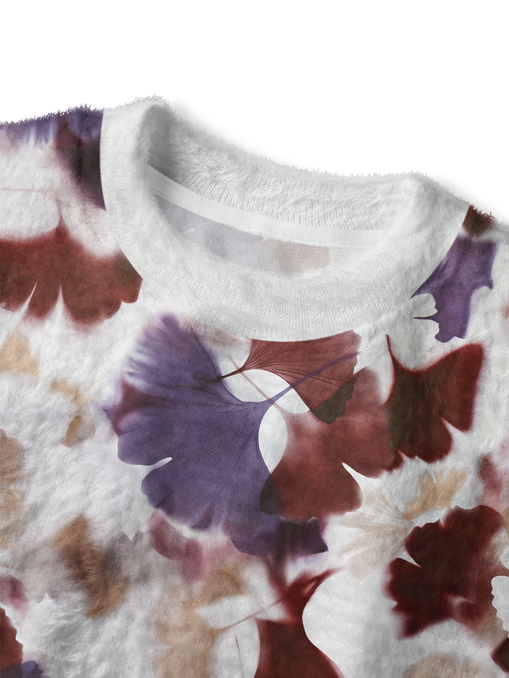 Orionride Ink Wash Women's Fuzzy Knit Sweater