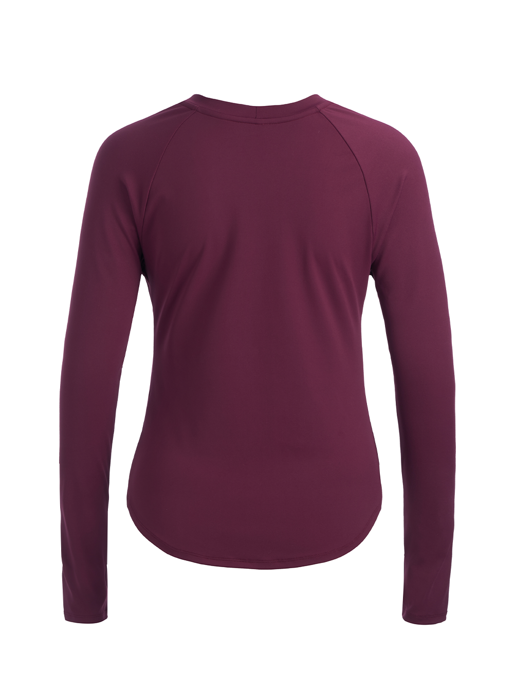 Orionride Women's Zipper Pockets Thumb Holes Long Sleeve Cycling Shirt Red
