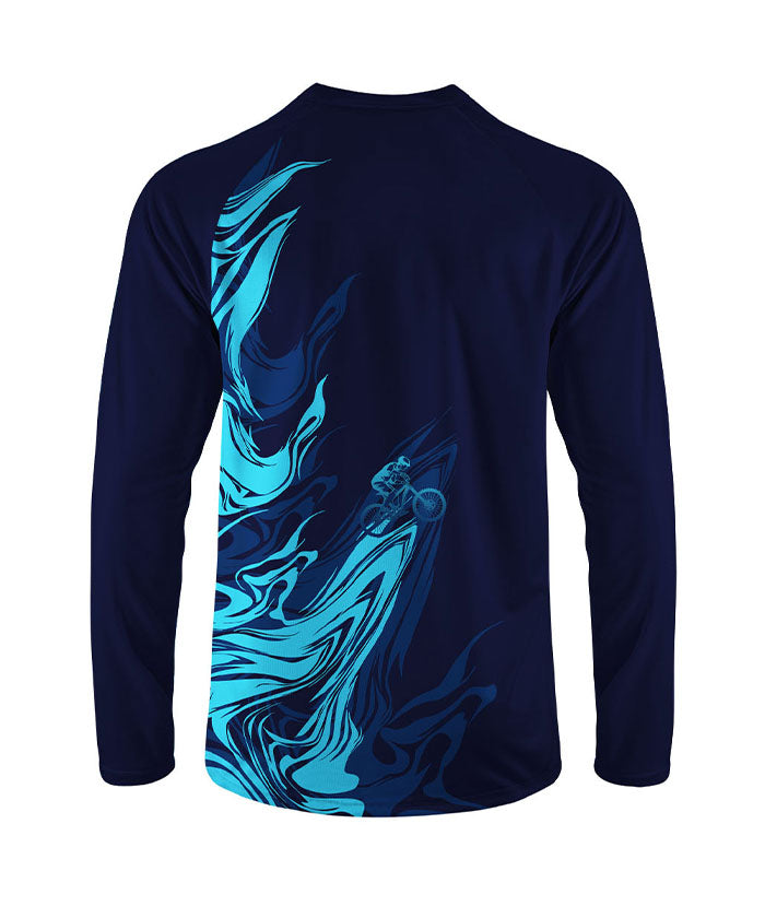 Orionride Water Ripples Long Sleeve Downhill Jersey