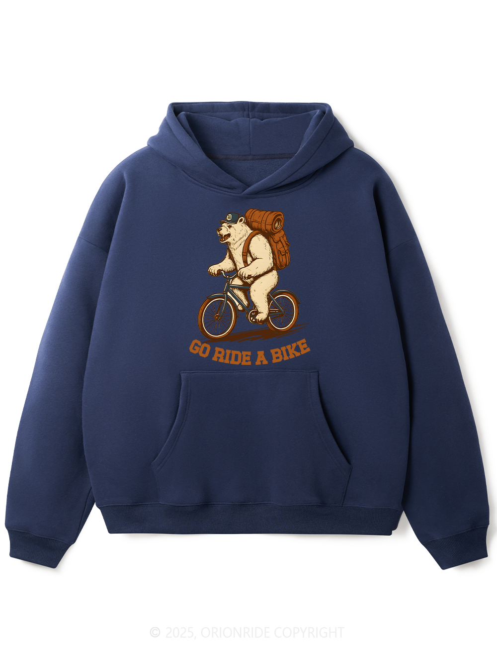 Orionride Go Ride A Bike Fleece Hoodie