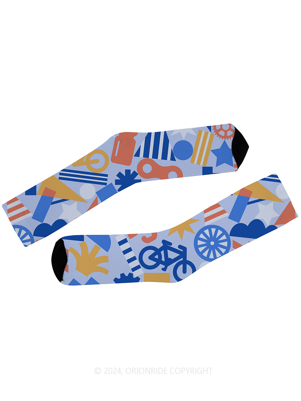 Orionride Color Geometry Cycling Socks