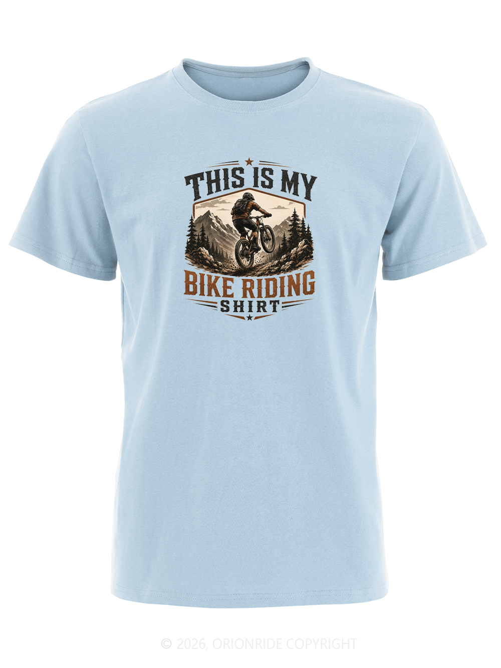 Orionride Badge Wild Ride Short Sleeves Bike T-Shirt