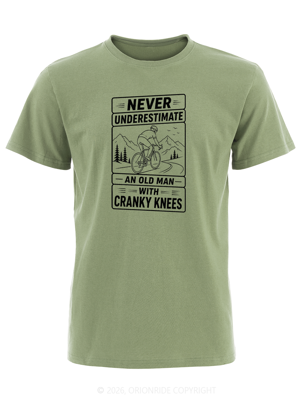 Orionride Cranky Knees Short Sleeves Bike T-Shirt