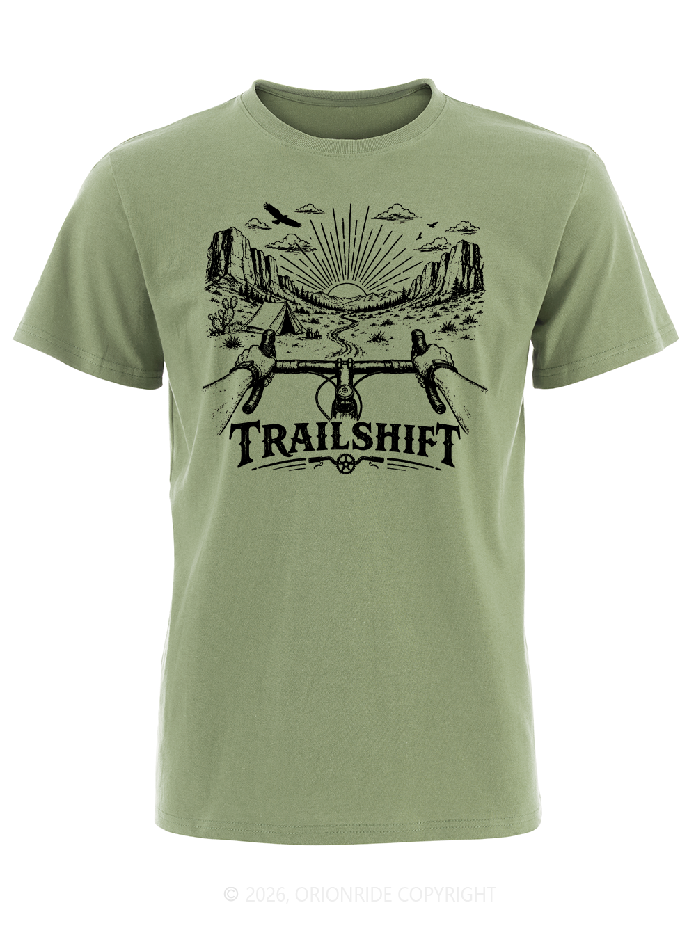 Orionride Greeting The Sunrise Short Sleeves Bike T-Shirt
